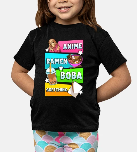 Kids anime ramen te boba and drawings manga otaku naruto japan