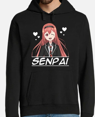 Anime senpai online hoodie