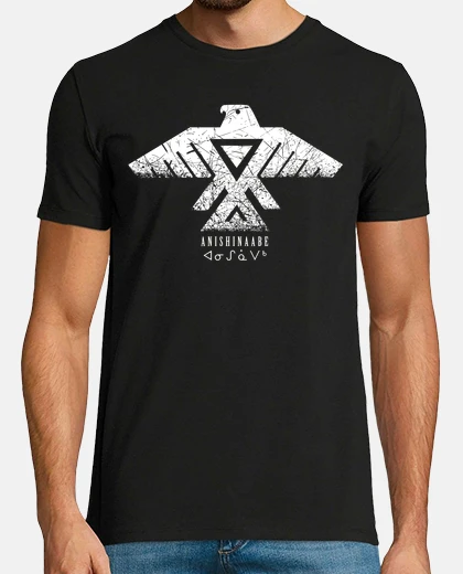 T-shirt anishinaabe uccello del tuono indiano