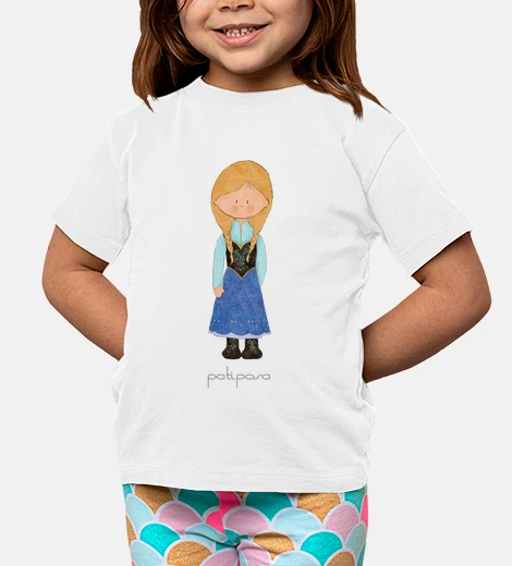 Ropa Anna Frozen. Camiseta infantil