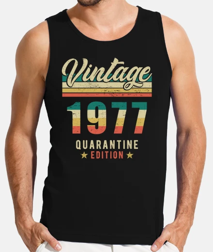 T-shirt annata 1977 quarantine edition