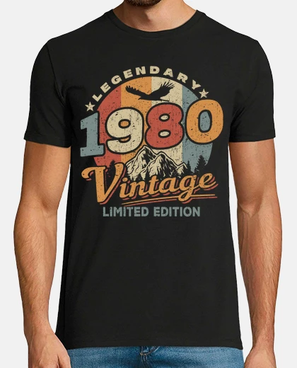 T-shirt annata 1980 - 1980 compleanno