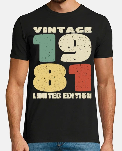 T-shirt annata 1981 - anniversario 1981