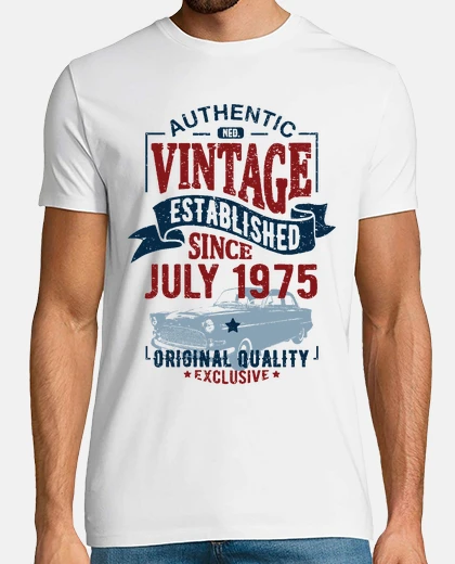 T-shirt annata da luglio 1975