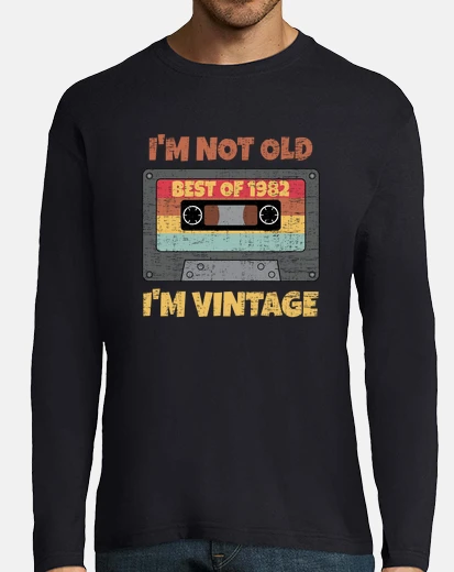 T-shirt annata migliore del 1982