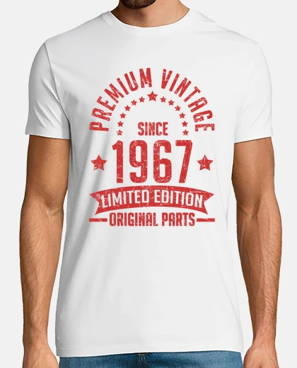 T-shirt annata premium dal 1967 parte originale