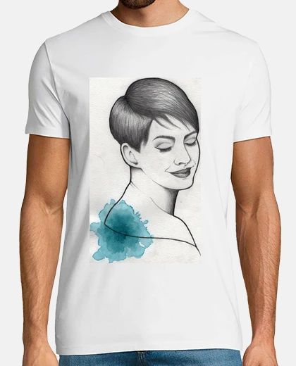 T-shirt anne hathaway, los miserabile principessa