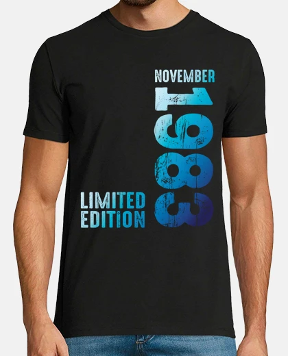 Tee-shirt année 1983 en novembre 1983 rétro