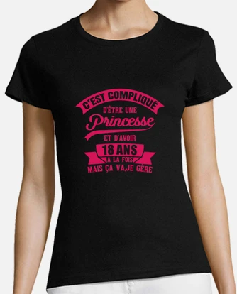 T shirt best sale 18 ans fille