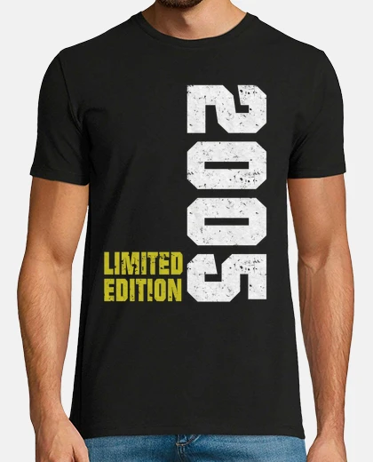 Tee-shirt anniversaire 2005 né édition limitée