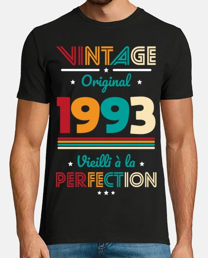 Tee-shirt Anniversaire 30 ans - Vintage 1993