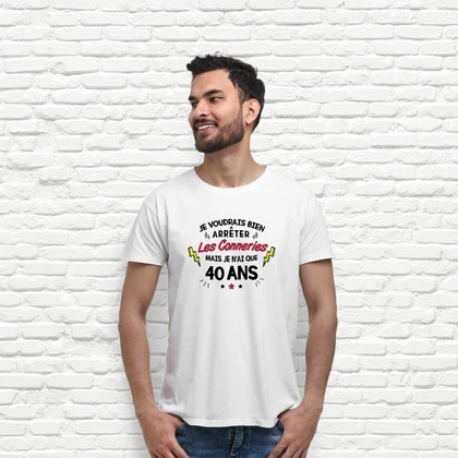 Tee-shirt anniversaire 40 ans tostadora