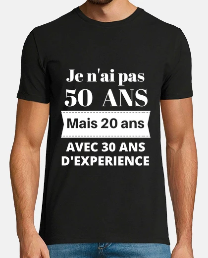 Tee-shirt Anniversaire 50 ans