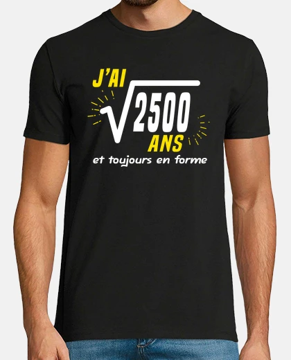 Tee-shirt Anniversaire 50ans idée cadeau