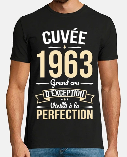 Tee-shirt Anniversaire 60 ans - Cuvée 1963
