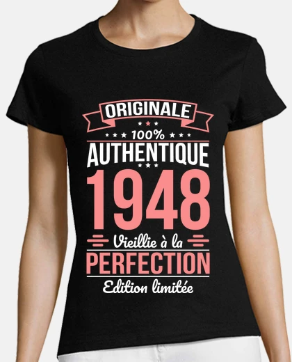 Tee-shirt Anniversaire 75 ans - Originale 1948
