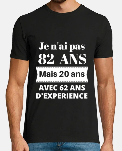 Tee-shirt Anniversaire 82 ans