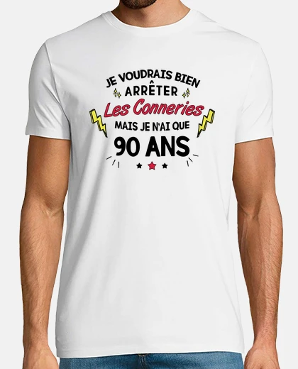 Tee-shirt anniversaire 90 ans