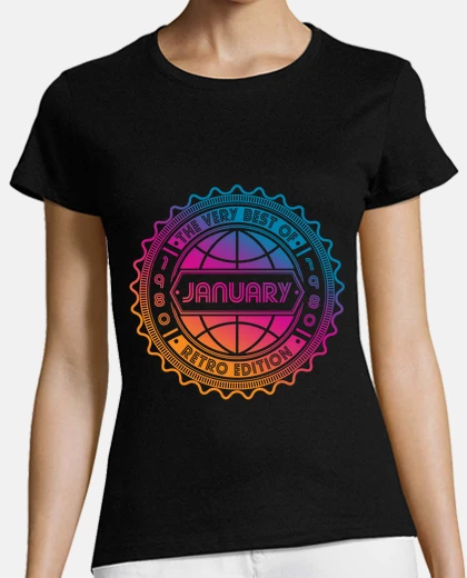 Tee-shirt anniversaire de janvier 1980