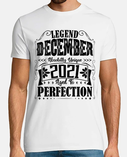 Tee-shirt Anniversaire Décembre 2021 - Decembre