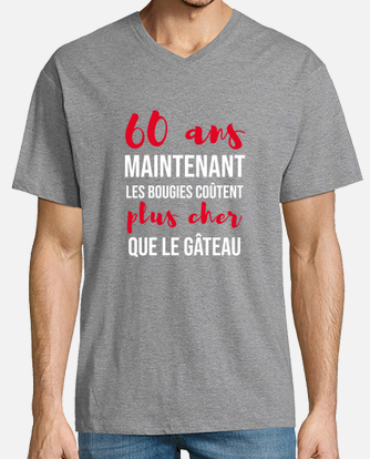 Tee-shirt anniversaire 60 ans humour