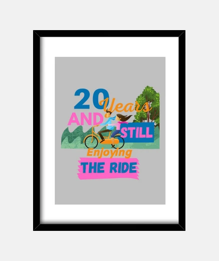 Framed anniversary phrase frame