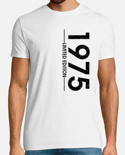 T-shirt Anno 1975-verticale-nero 000033