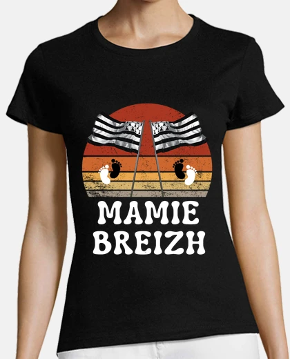 T-shirt annuncio di nonna breizh bretagna