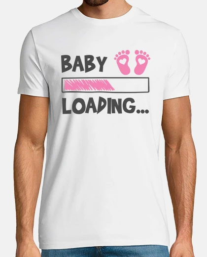 T-shirt annuncio di una bebè incinta