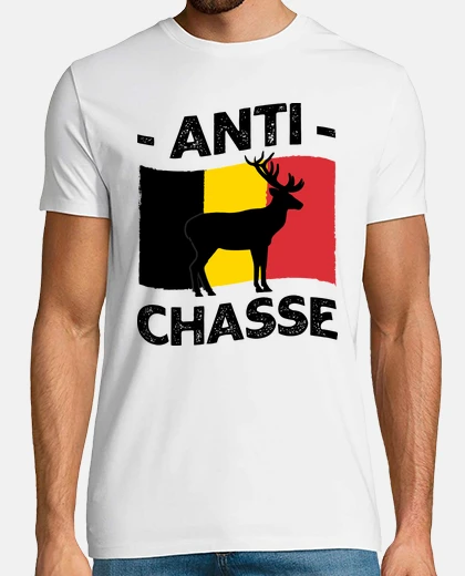 Tee-shirt Anti chasseur Belgique