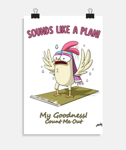 Poster anti-gym bird