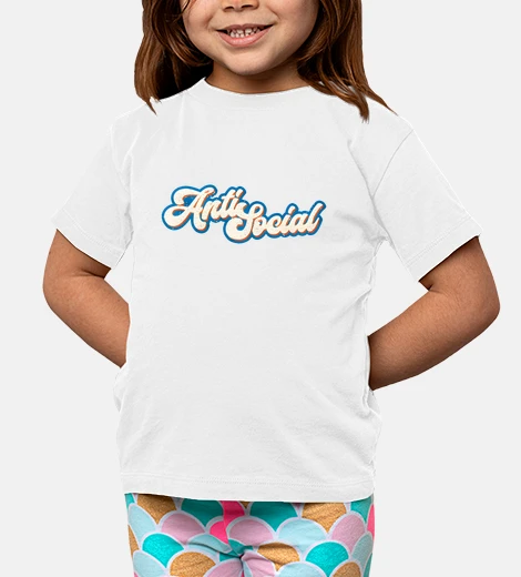 Kids Anti Social groovy retro hippie vintage
