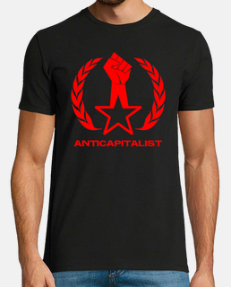 anticapitalist fist laurel star
