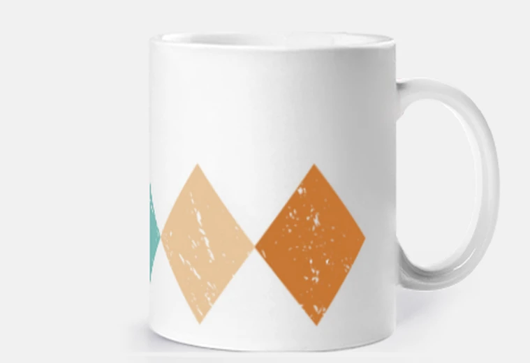 Taza antiestrés mármol relajante abstracción taza café té croissants infusión té de hierbas