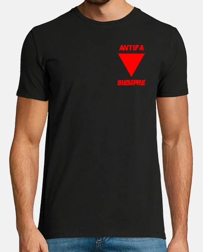 Camiseta Antifa Siempre - Rojo