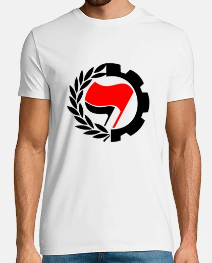 Playera Antifascismo trigo y engranaje
