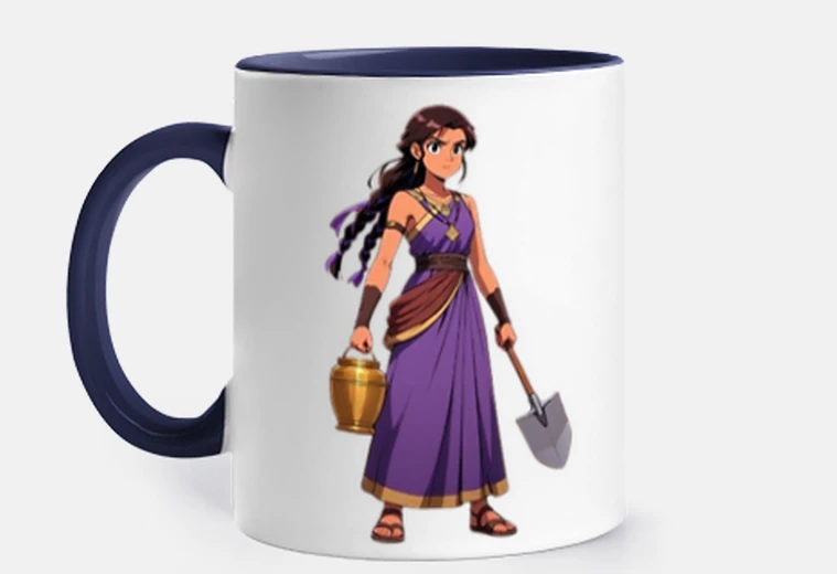Mug antigone bande dessinée anime manga personnalisé tasse café thé infusion tisane croissants maté matc