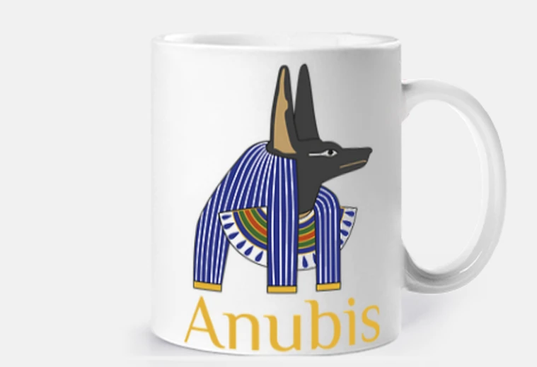Tazza anubis - guargiornono le tomba