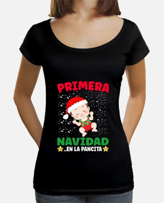 Camiseta best sale embarazada navidad