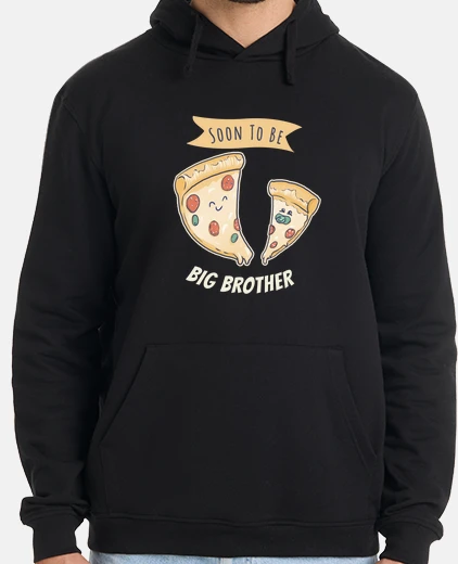Sudadera anuncio de embarazo de pizza de hermano