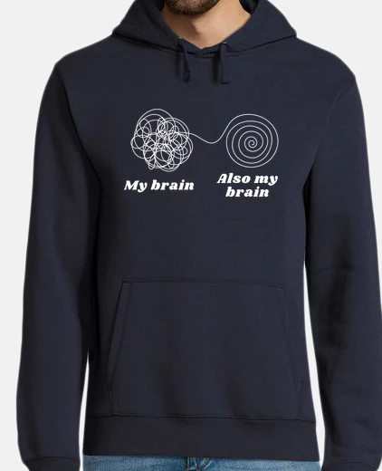 Sudadera anxiety humor brain