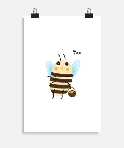 Poster ape felice
