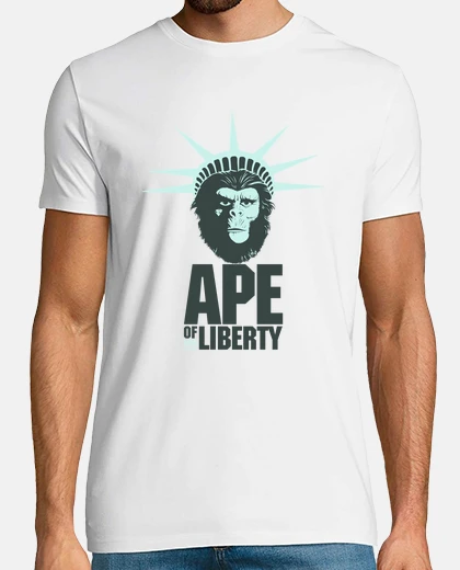 T-shirt Ape Of Liberty