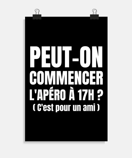Poster apéritif