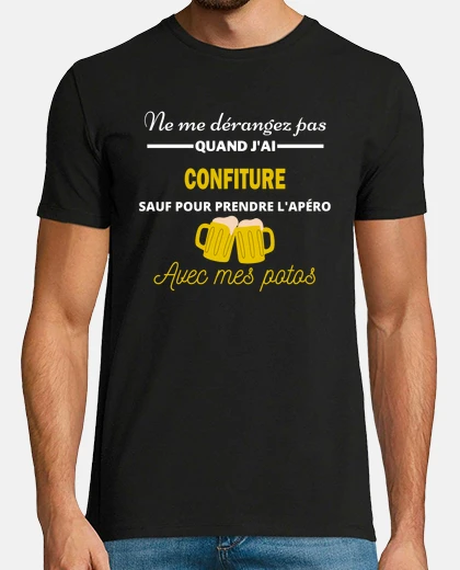 Tee-shirt apéro confiture