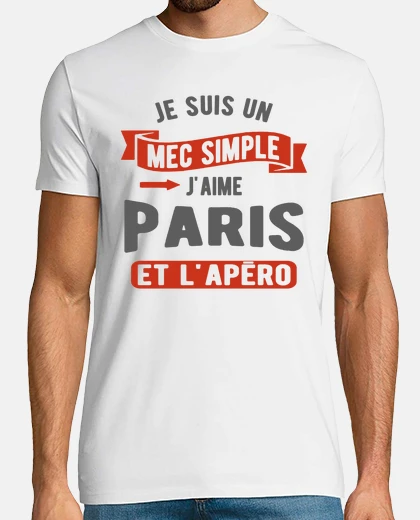 Tee-shirt apéro et paris