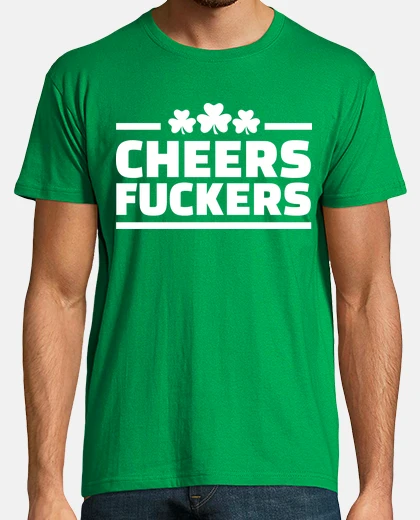 Camiseta aplausos fuckers irish shamrock