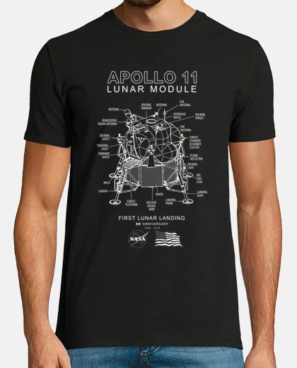 Tee-shirt apollo 11 module lunaire-50e anniversai