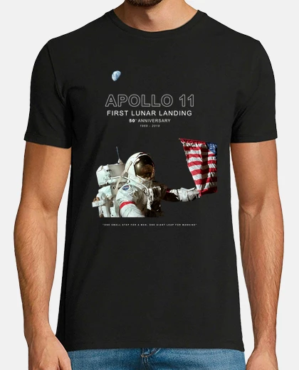 Camiseta apolo 11-50 aniversario 1969-2019 aterr