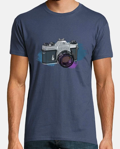 Tee-shirt appareil photo reflex - pentax